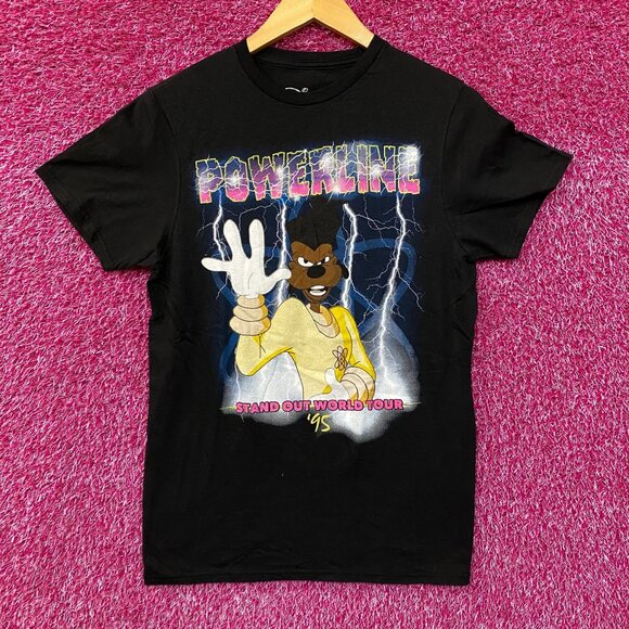 Disney A Goofy Movie Powerline World Tour T-Shirt Small - Picture 1 of 5